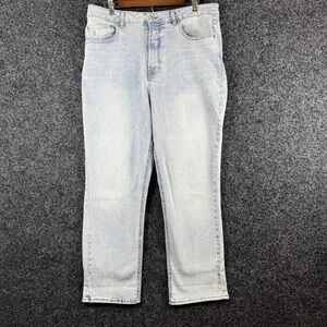 Frye Mens Light Wash Straight Leg Denim Jeans Blue Size 14/32 1859395